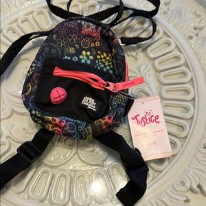 Justice Pets Multicolor Backpack Harness NWT